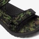 Jongens sandalen met camouflageprint zwart