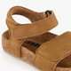 Leren jongens sandalen cognac