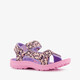 Meisjes sandalen met panterprint roze