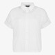 Dames blouse met broderie wit