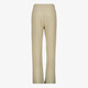 Wide leg dames pantalon beige