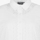 Dames blouse met broderie wit