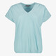 TwoDay dames T-shirt met V-hals lichtblauw
