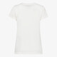 Dames T-shirt met een blauwe opdruk wit