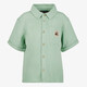 Jongens mousseline blouse groen