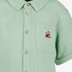 Jongens mousseline blouse groen