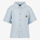 Unsigned jongens mousseline blouse blauw