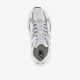 408 meisjes sneakers wit grijs