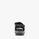 ECCO Onroads leren dames sandalen zwart groen