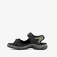 ECCO Onroads leren dames sandalen zwart groen