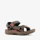 Jongens sandalen zwart oranje