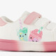 Meisjes sneakers met drinkbekers wit roze