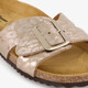 Dames bio slippers met panterprint beige