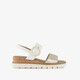 Dames sandalen wit champagne