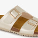 Dames bio slippers champagne goud