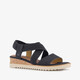 Dames sandalen met H-leest blauw