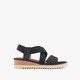Dames sandalen met H-leest blauw