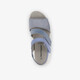 Leren dames sandalen ijsblauw