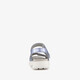 Leren dames sandalen ijsblauw