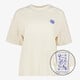 TwoDay dames T-shirt met backprint lichtbeige
