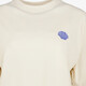 Dames T-shirt met backprint lichtbeige