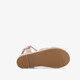 Meisjes sleehak sandalen metallic roze