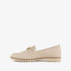 Dames loafers beige