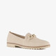 Dames loafers beige