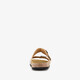 Dames bio slippers met panterprint bruin