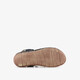Dames sandalen met sleehak zwart