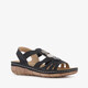 Natuform dames sandalen met sleehak zwart