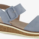 Dames sandalen lichtblauw