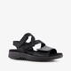 Hush Puppies leren dames sandalen zwarte