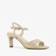 Dames sandalen met hak goud