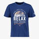 Unsigned jongens T-shirt met opdruk blauw