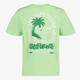 Jongens T-shirt met backprint lichtgroen
