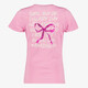 Meisjes T-shirt met backprint roze