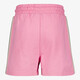 Meisjes sweatshort met biezen roze groen