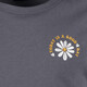 Meisjes T-shirt met backprint grijs