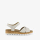 Leren dames sandalen wit