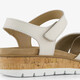 Leren dames sandalen wit