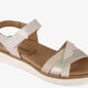 Metallic dames sandalen
