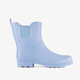 Korte dames regenlaarzen ijsblauw