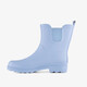 Korte dames regenlaarzen ijsblauw