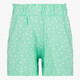 TwoDay meisjes sweatshort met bloemetjes groen