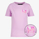 TwoDay meisjes T-shirt met backprint lila