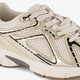 Meisjes sneakers wit goud