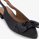 Dames slingbacks met strik zwart