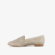 Dames loafers beige