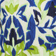 Dames top met print blauw groen